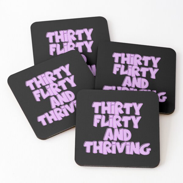 Item preview, thirty flirty and thriving - 13 going on 30   designed and sold by PierNinetyTwo.