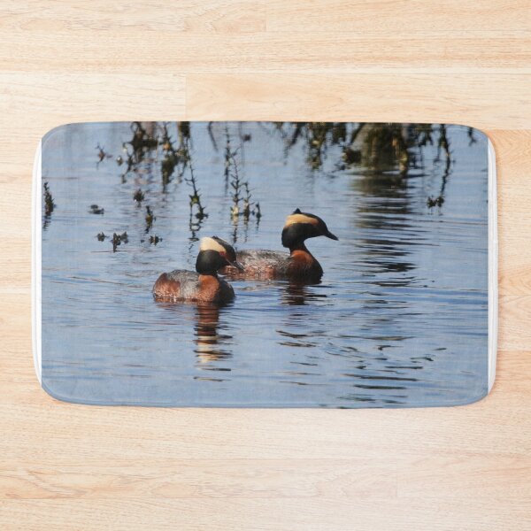 Item preview, Horned Grebe Couple designed and sold by Alyce Taylor.