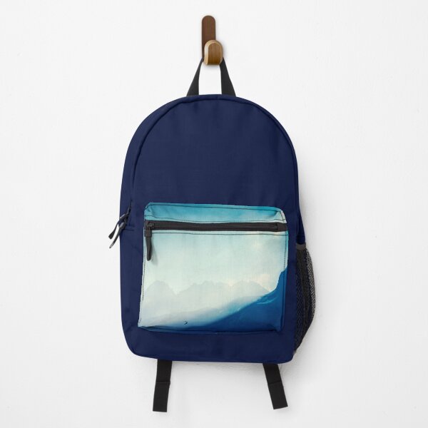 Item preview, Blue Mountain Sunrise - Alpine Mountain Peaks in Morning Light designed and sold by Dyrk Wyst Redbubble Shop.