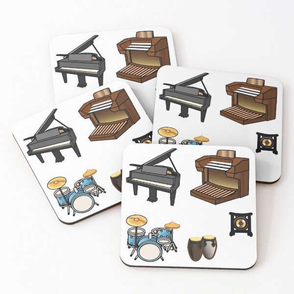 Item preview, Cartoon Musical Instrument Stickers Pack #3 of 3 Journals Diaries Scrapbooking Sticker Books  designed and sold by Hanlar.