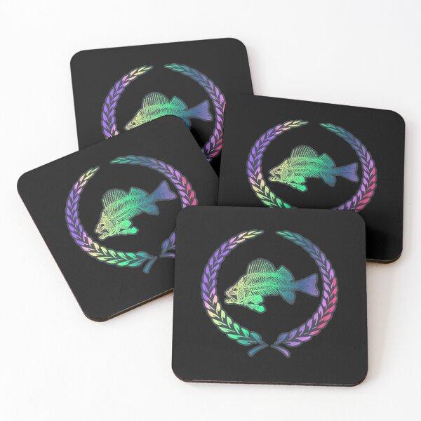 Item preview, Fish Skeleton Laurel Seal - Rainbow designed and sold by Chubuter.