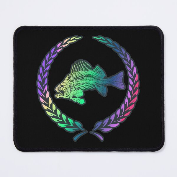 Item preview, Fish Skeleton Laurel Seal - Rainbow designed and sold by Chubuter.