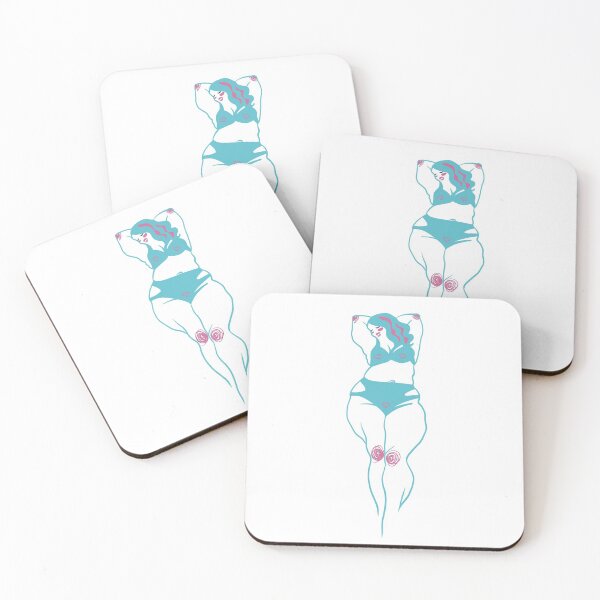 Item preview, Curvy Pinup Beach Babe designed and sold by PeachBanStudios.