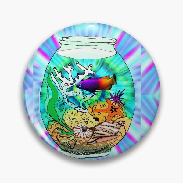 Item preview, espdzines sea fish bowl. designed and sold by EspDzines.