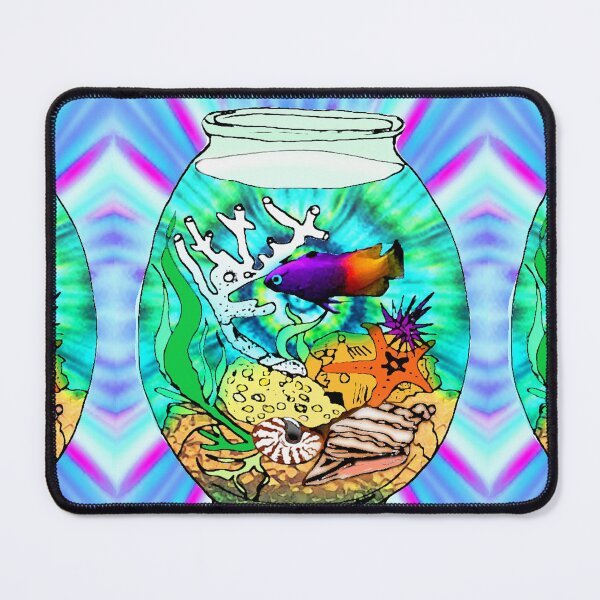 Item preview, espdzines sea fish bowl. designed and sold by EspDzines.