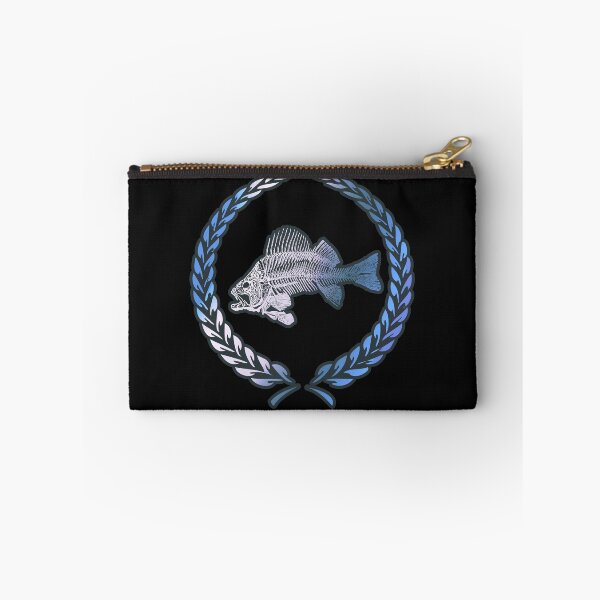 Item preview, Fish Skeleton Laurel Seal - Blue designed and sold by Chubuter.