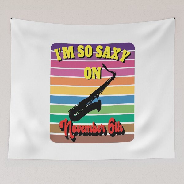 Item preview, I’m So Saxy on November 6th which is Saxophone Day designed and sold by TJHstudio.