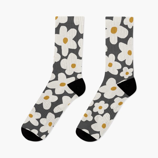 Item preview, Ditsy Bloom - charcoal designed and sold by Gale Switzer.