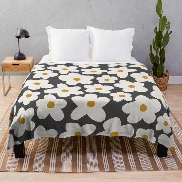 Item preview, Ditsy Bloom - charcoal designed and sold by Gale Switzer.