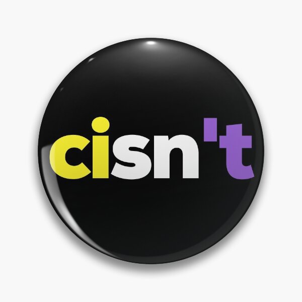 Item preview, Cisnt For Me. Nonbinary Pride designed and sold by Subtle Pride Shop.