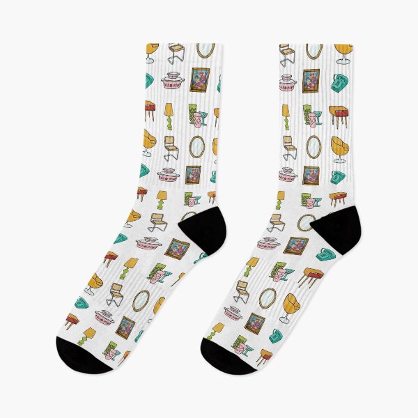 Item preview, Stickers of Vintage Household Clothing Items Pack #1 of 2 Lamps Furniture Artwork Journals Diaries Scrapbooking Sticker Books  designed and sold by Hanlar.