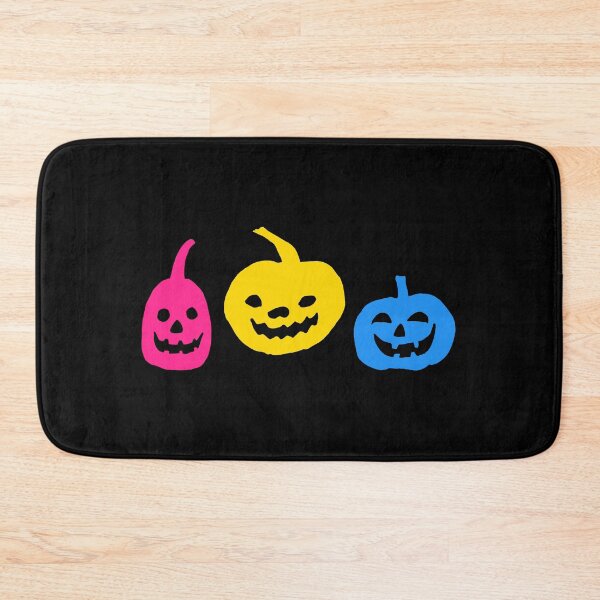 Item preview, Jack-o-lantern Pumpkins Pan Flag. Pansexual Pride designed and sold by Subtle Pride Shop.