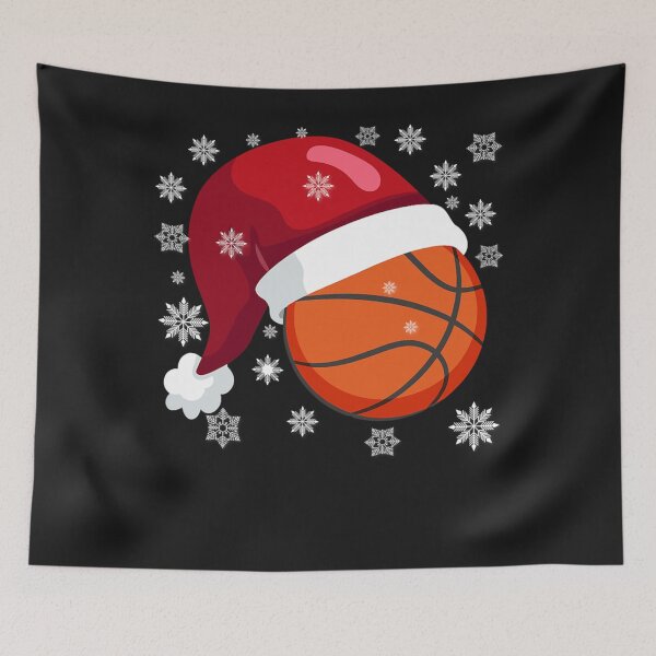 Item preview, Christmas Basketball Ball Santa Hat Classic designed and sold by Sushmitha48Co.