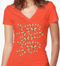 Honey Makers Women's Fitted V-Neck T-Shirt