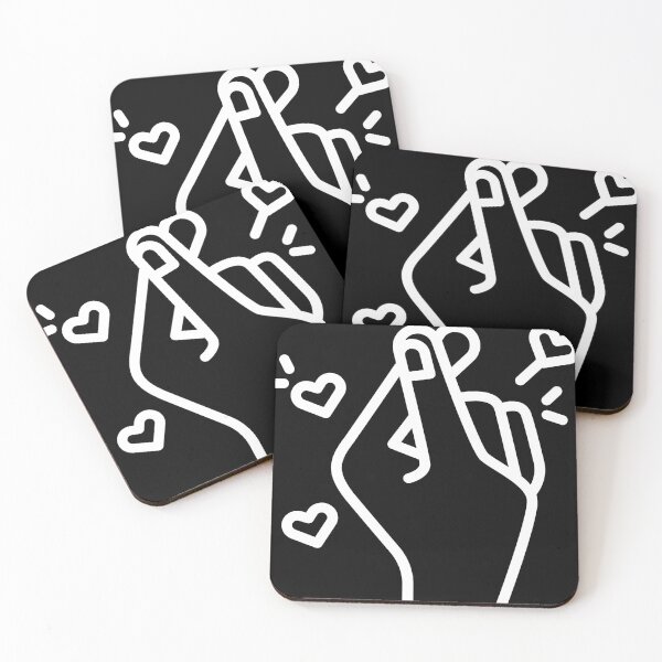Item preview,  Korean Love Heart Hands (White) designed and sold by freedom4life.