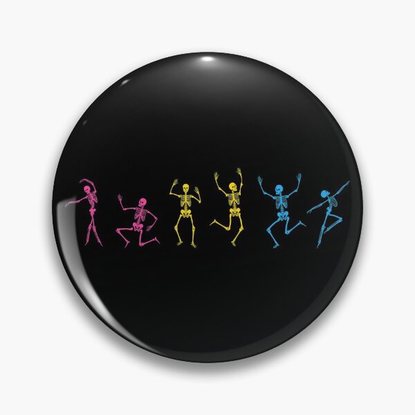 Item preview, Halloween Pan Sexual Flag Skeletons. Pansexual Pride designed and sold by Subtle Pride Shop.
