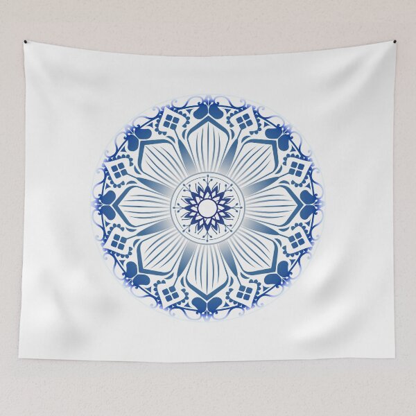 Item preview, Mandala Iris BlueSky designed and sold by OneDailyDesign.