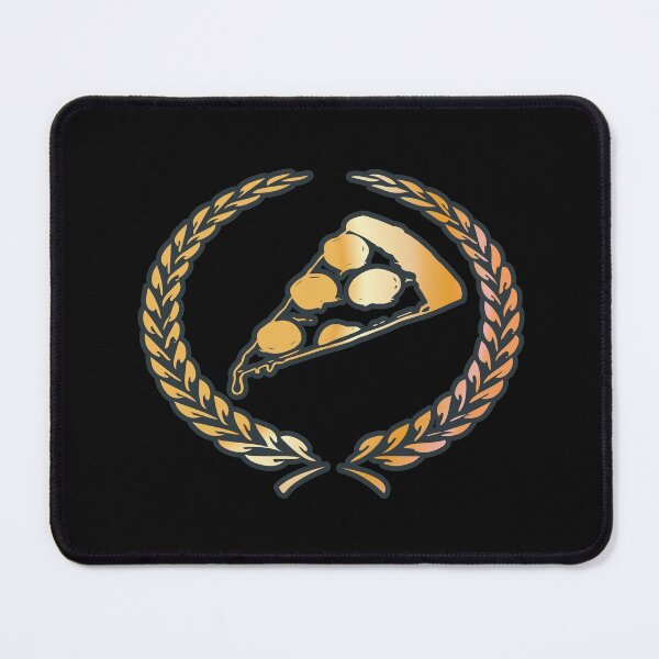 Item preview, Golden Pizza Laurel Seal designed and sold by Chubuter.
