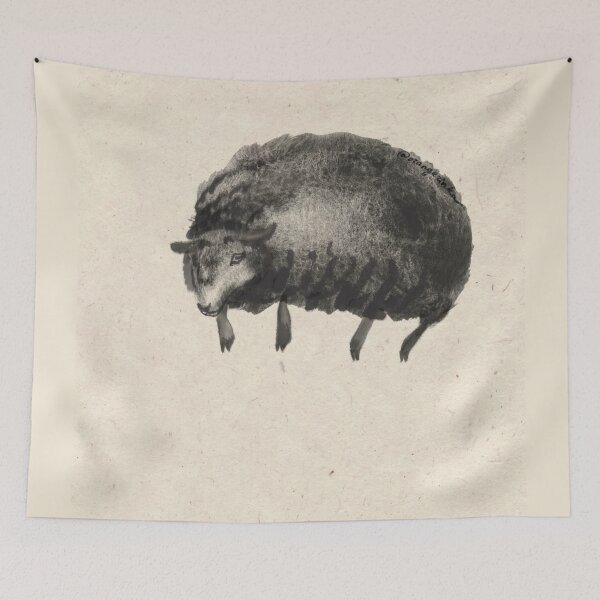 Item preview, Leaping Black sheep  designed and sold by orangerinka.