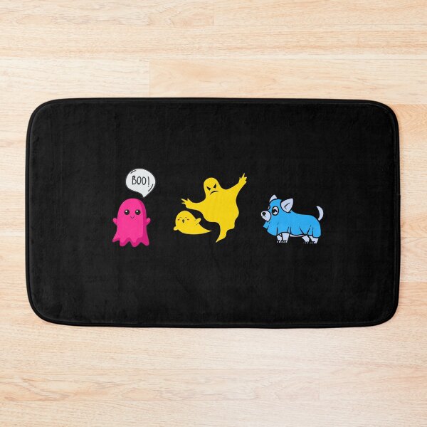 Item preview, Halloween Ghosts and Dog. Pansexual Pride designed and sold by Subtle Pride Shop.
