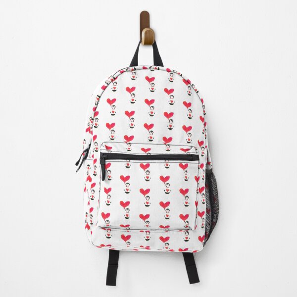Item preview, Cute Penguin with Big Red Heart Balloon designed and sold by rosendosen.
