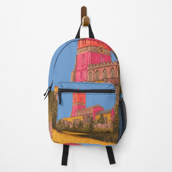 Item preview, beautiful view Lutterworth church, nostalgic city view England designed and sold by Mauswohn.