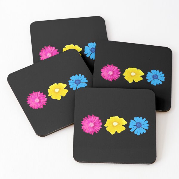 Item preview, Large Pan Flowers. Pansexual Pride designed and sold by Subtle Pride Shop.