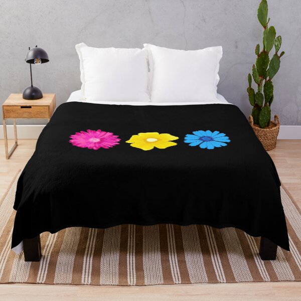 Item preview, Large Pan Flowers. Pansexual Pride designed and sold by Subtle Pride Shop.