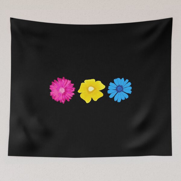 Item preview, Large Pan Flowers. Pansexual Pride designed and sold by Subtle Pride Shop.