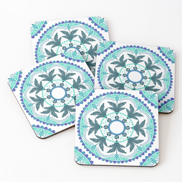Item preview, Acanthus Mandala in Blues designed and sold by AlteredAtelier.