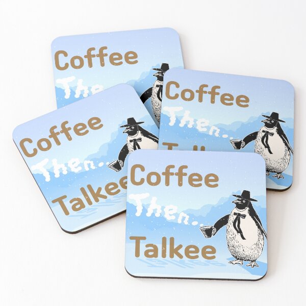 Item preview, Sunbi Penguin #5 coffee then talkee designed and sold by HONGSOOLSHOP.
