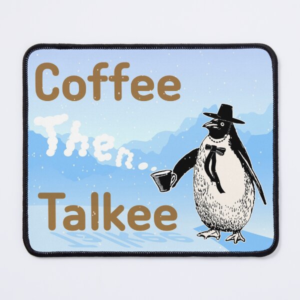 Item preview, Sunbi Penguin #5 coffee then talkee designed and sold by HONGSOOLSHOP.
