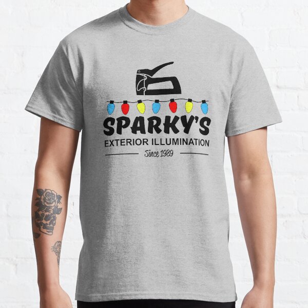 Sparky's Exterior Illumination Christmas Lights Classic T-Shirt