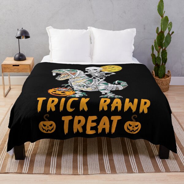 Item preview, Halloween Kids Trick Rawr Treat Skeleton Dinosaur designed and sold by Fabvity.