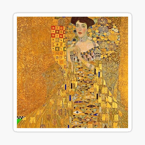 Aperçu de l'œuvre Portrait d'Adèle Bloch-Bauer I, 1907 par Gustav Klimt créée et vendue par CristalleLisa.