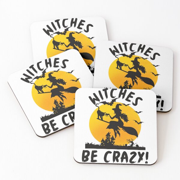 Item preview, Funny Halloween Witches Be Crazy designed and sold by Fabvity.