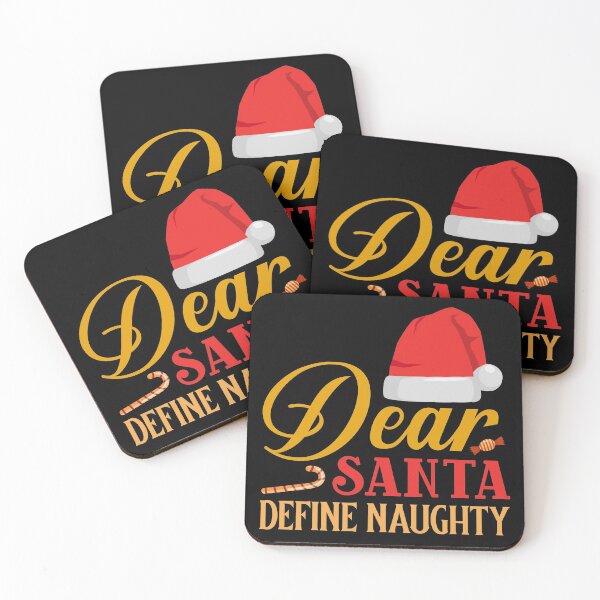 Item preview, Dear Santa Define Naughty designed and sold by OfficeFortune.