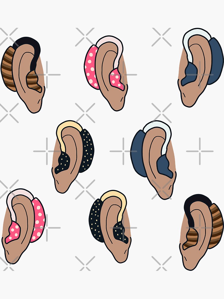 “Hearing impaired hearing aid sticker pack” Sticker by JokeGysen