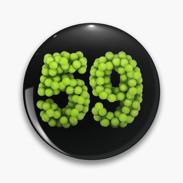 Item preview, Tennis Player Number 59 - Tennis Sports fifty-nine Game Set Match 59 designed and sold by elhefe.