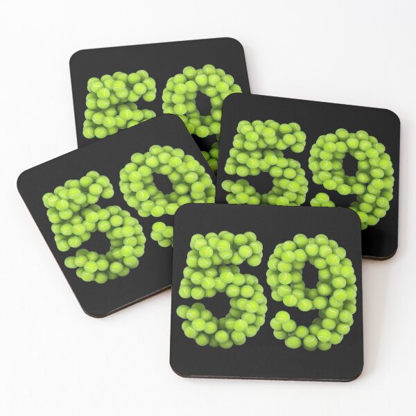 Item preview, Tennis Player Number 59 - Tennis Sports fifty-nine Game Set Match 59 designed and sold by elhefe.
