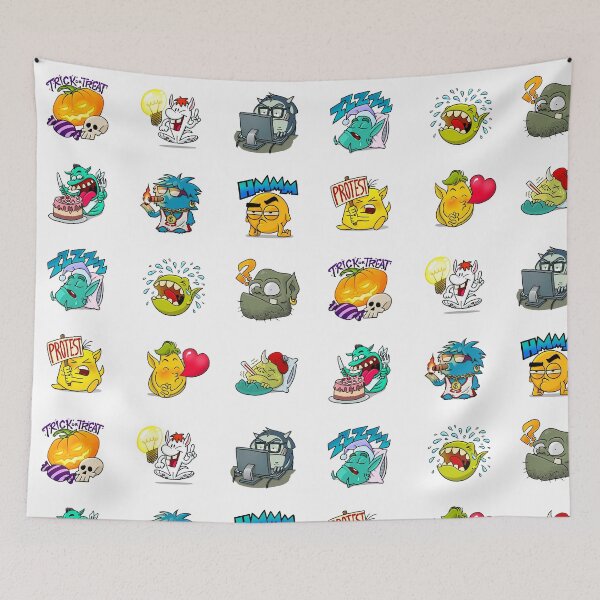 Item preview, Little Monsters II designed and sold by DeGroo.