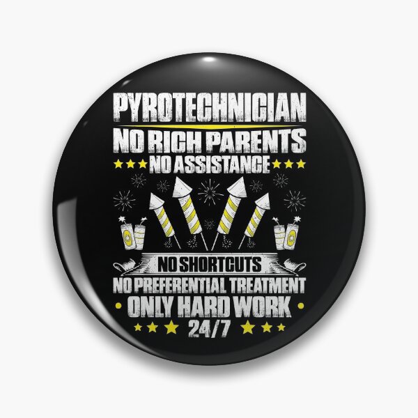 Item preview, Pyrotechnician Fireworks Pyrotechnist Pyrotechnics designed and sold by Krautshirts.