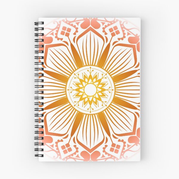 Item preview, Mandala Iris Sunset designed and sold by OneDailyDesign.