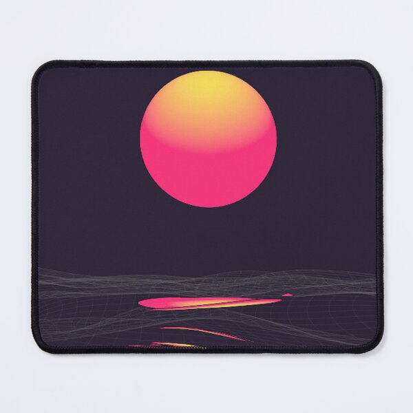 Item preview, Sunset Beach at the beach Neon Retro Color Digital Art designed and sold by Rakuten Mallor.
