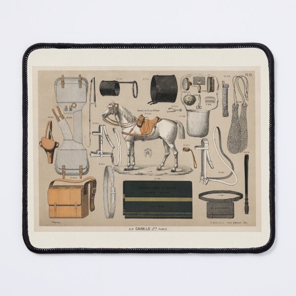 Item preview, Imprimé cheval vintage #3 designed and sold by TheArtBarCafe.