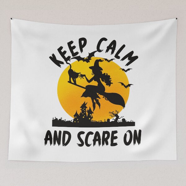 Item preview, Halloween Witch Keep Calm And Scare On designed and sold by Fabvity.