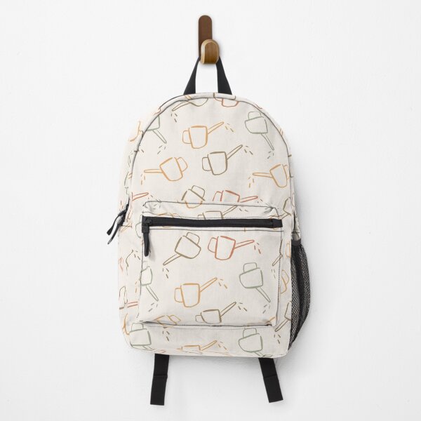 Item preview, watering can seamless pattern in earth tone color designed and sold by hellohawra.