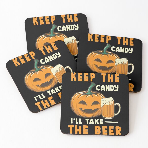 Item preview, Halloween Drinking Keep The Candy I'll Take Beer designed and sold by Fabvity.