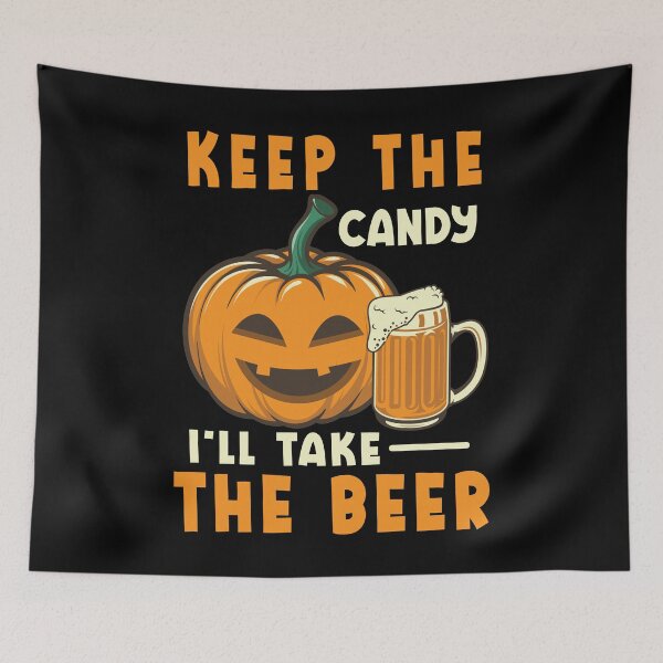 Item preview, Halloween Drinking Keep The Candy I'll Take Beer designed and sold by Fabvity.