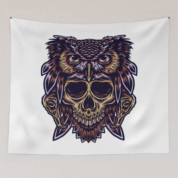 Item preview, Owl Skull designed and sold by Vector Scout Lab.